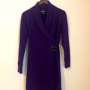 Plum Lauren Jeans Company Sweater Dress size XS
